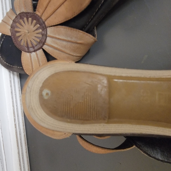 PIKOLINOS Tan and Brown Sandals with Le Dec - Picture 6 of 9